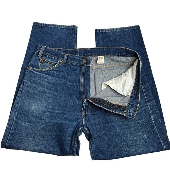 Levi’s vintage 505 orange tab jeans size 40 X 30 - Picture 9 of 14